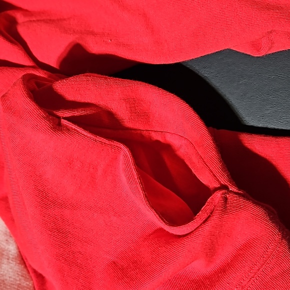 PINK Victoria's Secret Hoodie Pullover size Lg Red/White/Blue & Pink NWT - Picture 7 of 8